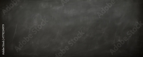 Gray blackboard or chalkboard background with texture of chalk school education board concept, dark wall backdrop or learning concept with copy space blank for design photo text or product photo
