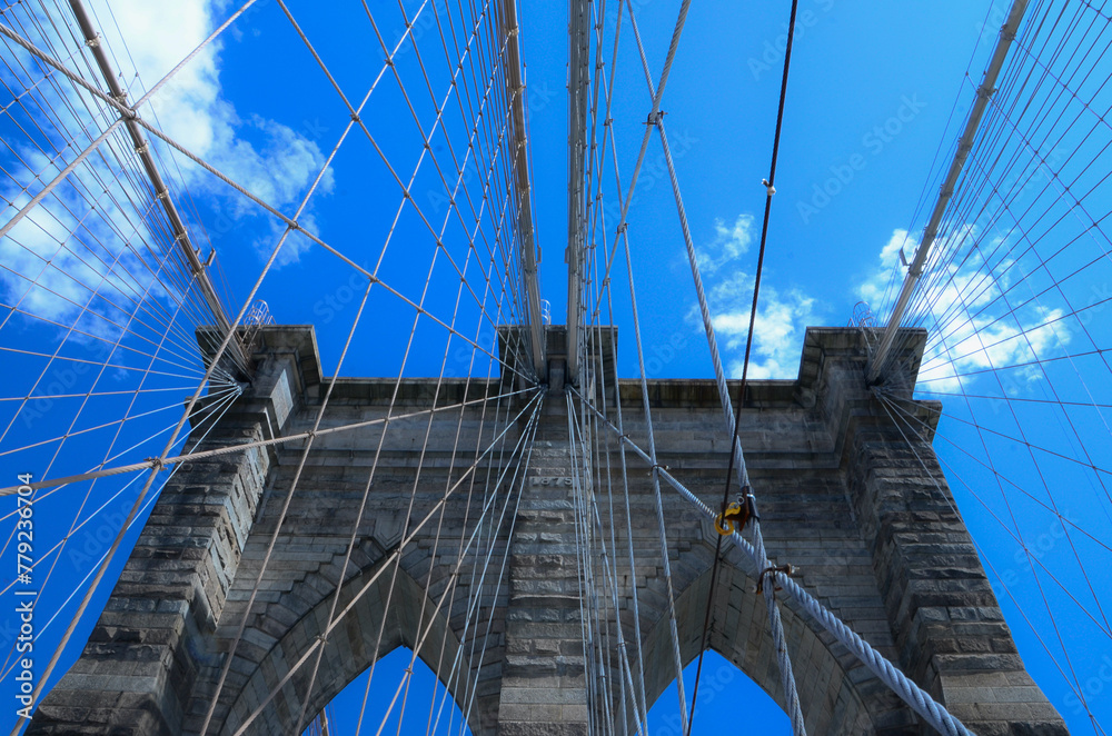 Obraz premium Ponte Brookling Bridge, NY