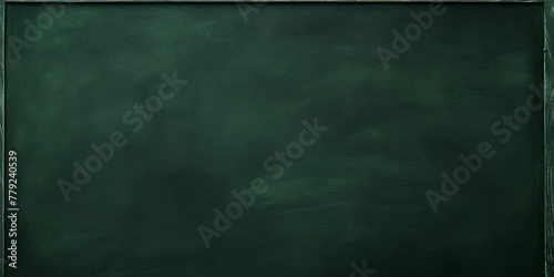 Green blackboard or chalkboard background with texture of chalk school education board concept, dark wall backdrop or learning concept with copy space blank for design photo text or product