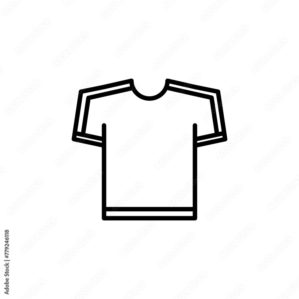 t-shirt icon with line style design template
t-shirt icon with line style design template