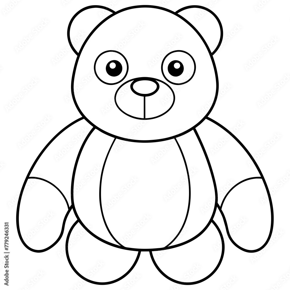 Fototapeta premium teddy bear cartoon