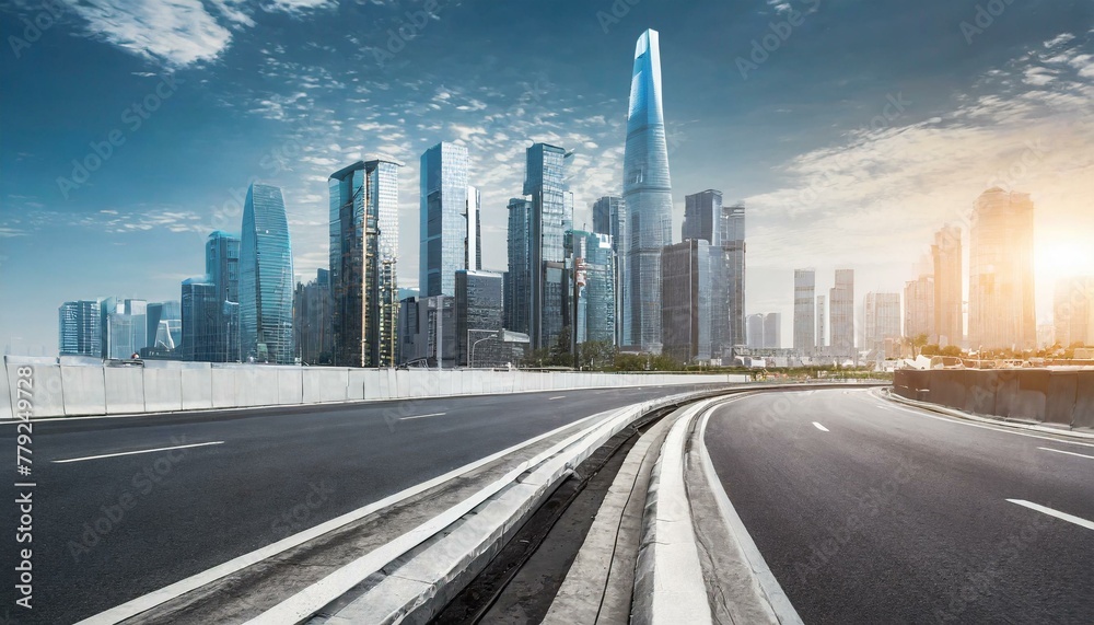 Fototapeta premium city skyline at night