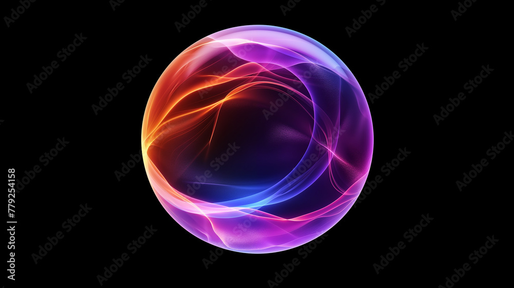 abstract, glowing light sphere abstract, glowing light sphere