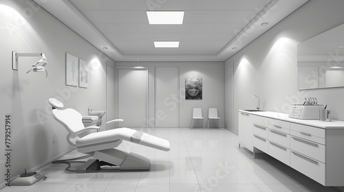 Modern Empty Dental Surgery Room