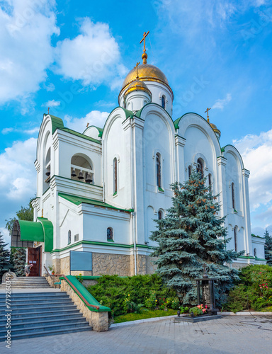 View of the Nativity Cathedral in Tiraspol, Moldova