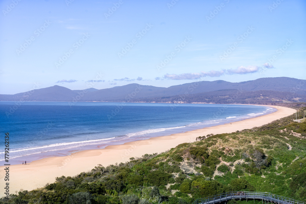 Fototapeta premium view of the beach