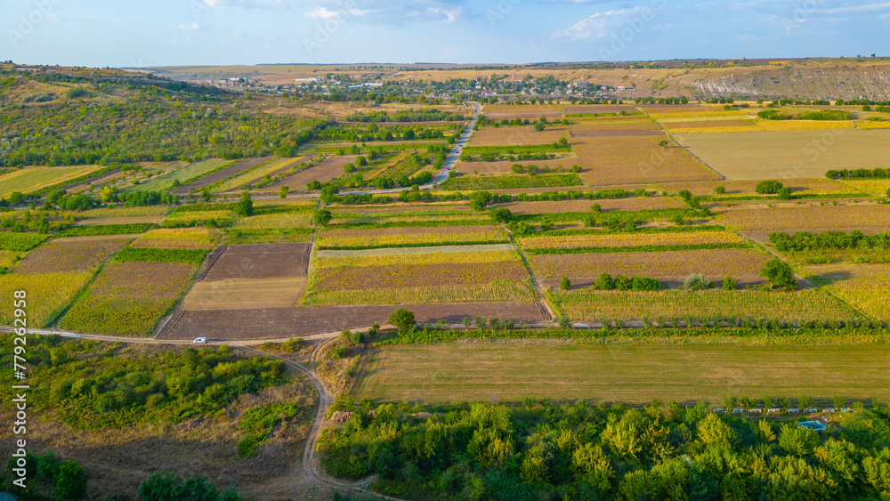 Naklejka premium Landscape of Orheiul Vechi National park in Moldova