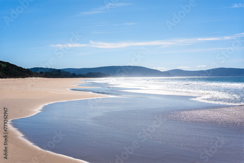 beach in the morning