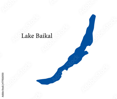 lake baikal map, lake baikal vector, lake baikal outline, lake baikal, lake baikal russia