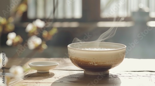 Congee porcelain bowl photo