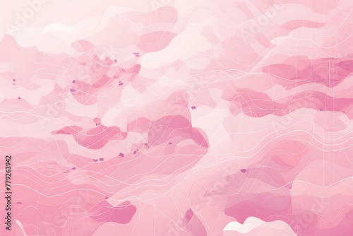 Pink and white pattern with a Pink background map lines sigths and pattern with topography sights in a city backdrop