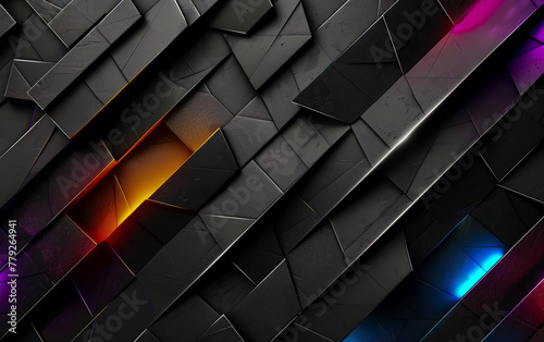 Abstract colourful 3D background. Generated using Midjourney AI (V6)