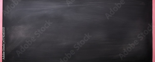 Pink blackboard or chalkboard background with texture of chalk school education board concept, dark wall backdrop or learning concept with copy space blank for design photo text or product