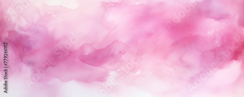 Pink watercolor light background natural paper texture abstract watercolur Pink pattern splashes aquarelle painting white copy space for banner design  greeting card