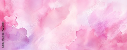 Pink watercolor light background natural paper texture abstract watercolur Pink pattern splashes aquarelle painting white copy space for banner design  greeting card