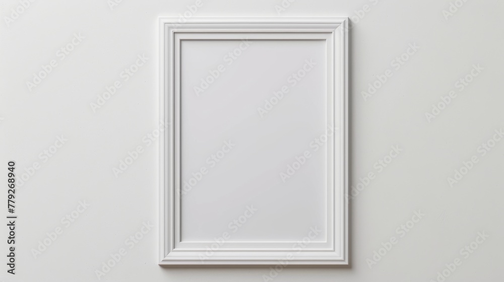 Minimalist blank portrait frame Minimalist blank portrait frame