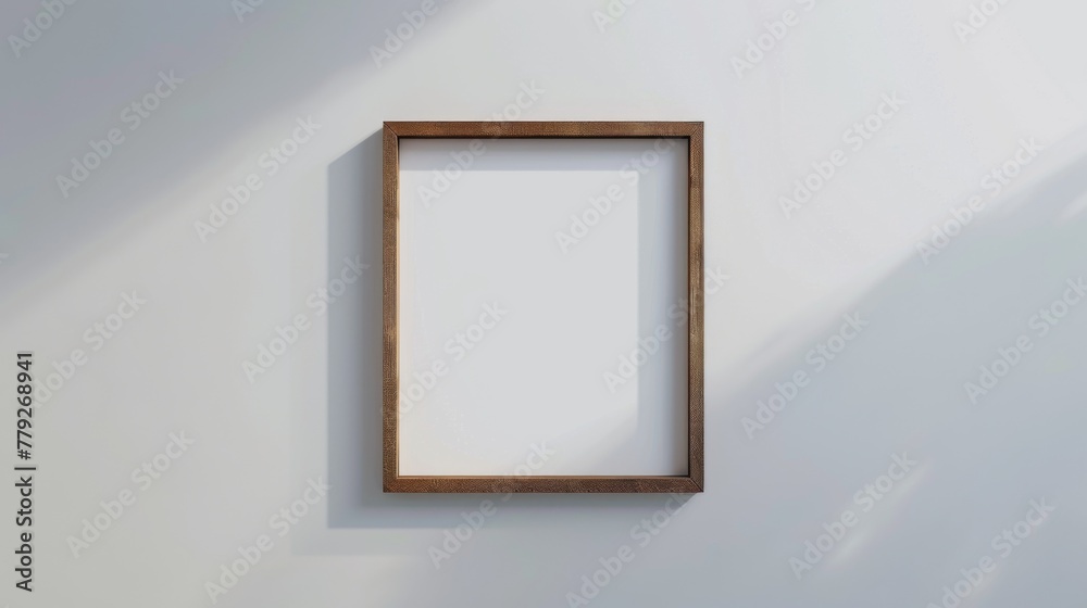Minimalist blank portrait frame Minimalist blank portrait frame