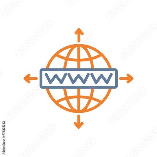 Browsing Line Two Color Icon