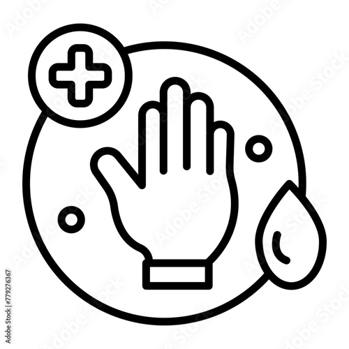 Sanitation Line Icon