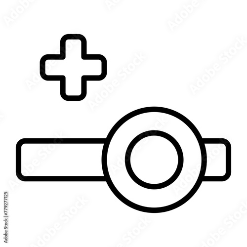 Head Mirror Line Icon