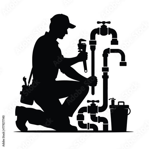 Plumber Repairing Pipes