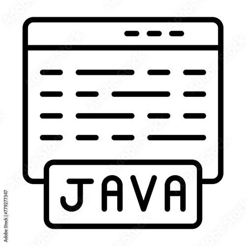 Java Line Icon