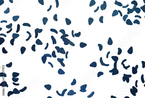 Light BLUE vector pattern with chaotic shapes.