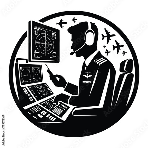 Air Traffic Controller in Action