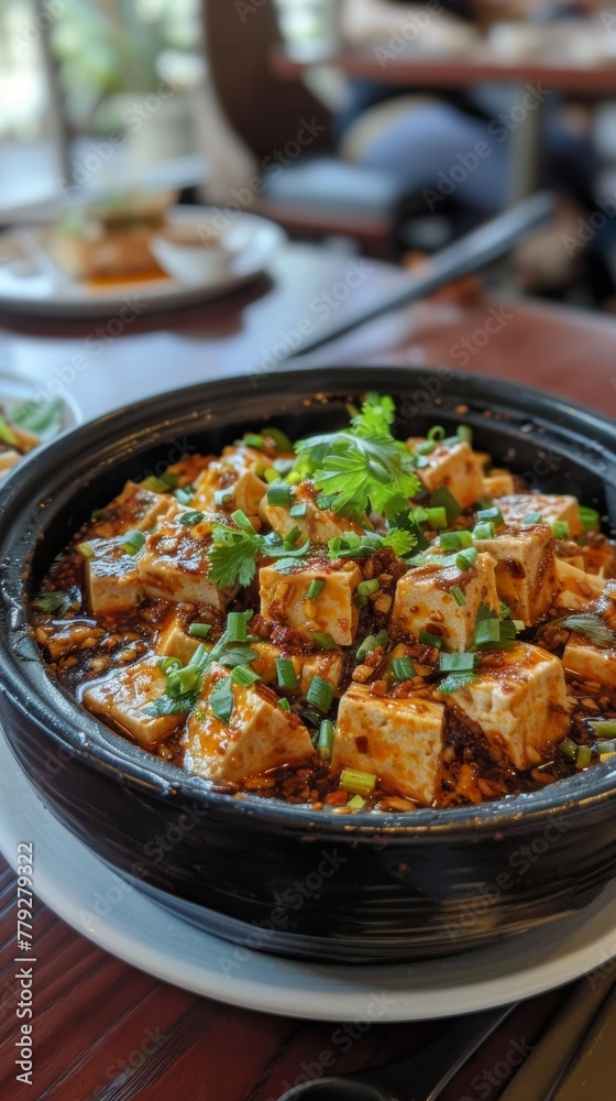 Mapo Tofu spicy centerpiece