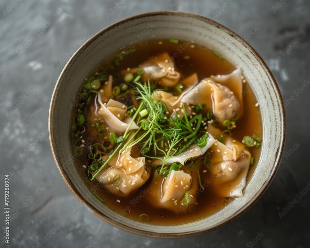 Wonton Soup a hug in a bowl