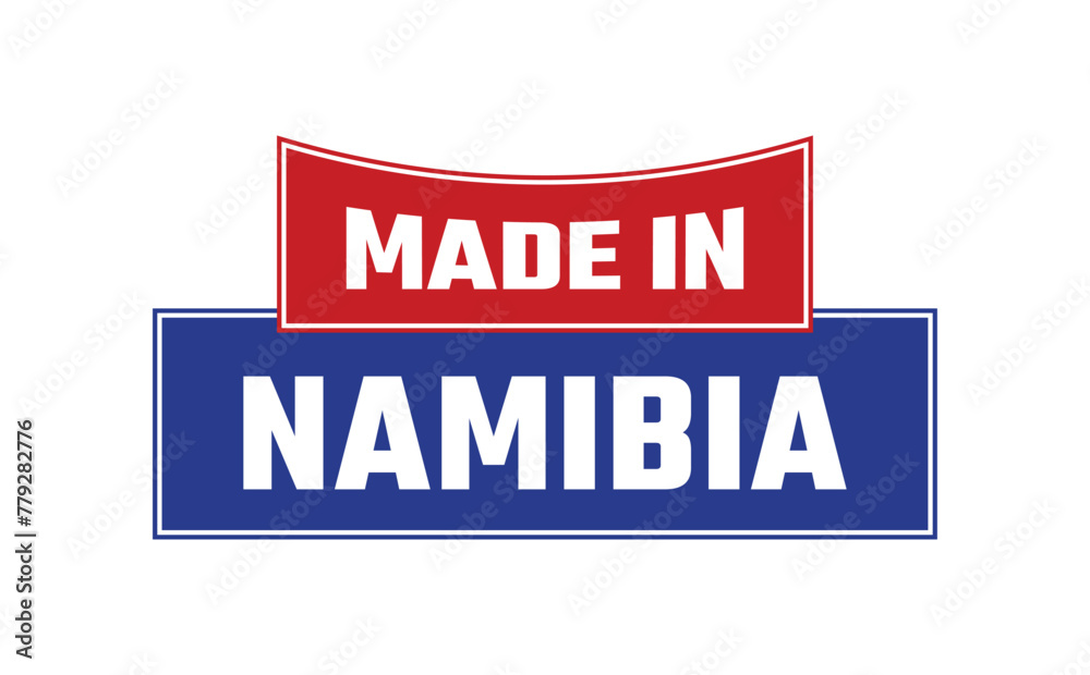 Fototapeta premium Made In Namibia Seal Vector