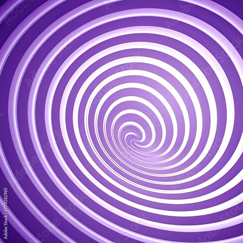 Violet background  smooth white lines  radians swirl round circle pattern backdrop with copy space for design photo or text