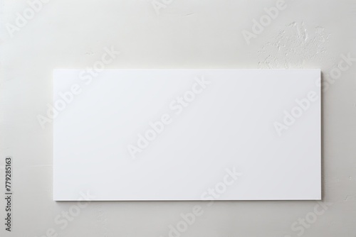 White blank business card template empty mock-up at white textured background with copy space for text photo or product