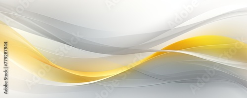 Yellow gray white gradient abstract curve wave wavy line background for creative project or design backdrop background