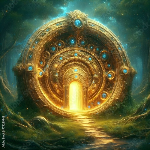time gate background