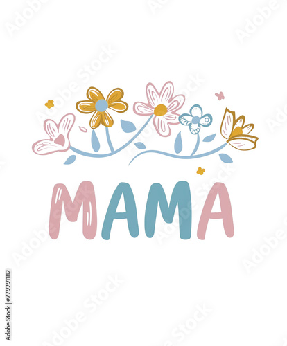 Flower-themed Birthday Card with Pink Floral Illustration and Butterfly Design