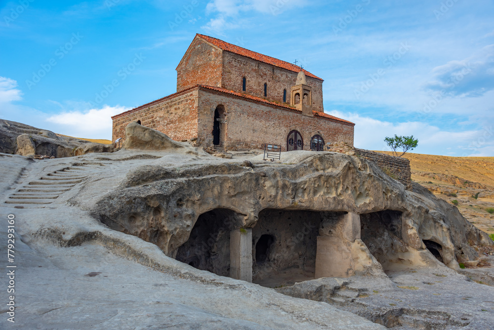 The Church of Prince at the Uplistsikhe archaeological site from iron age in Georgia The Church of Prince at the Uplistsikhe archaeological site from iron age in Georgia