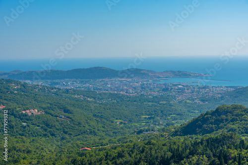 Panorama view of Bar in Montenegro