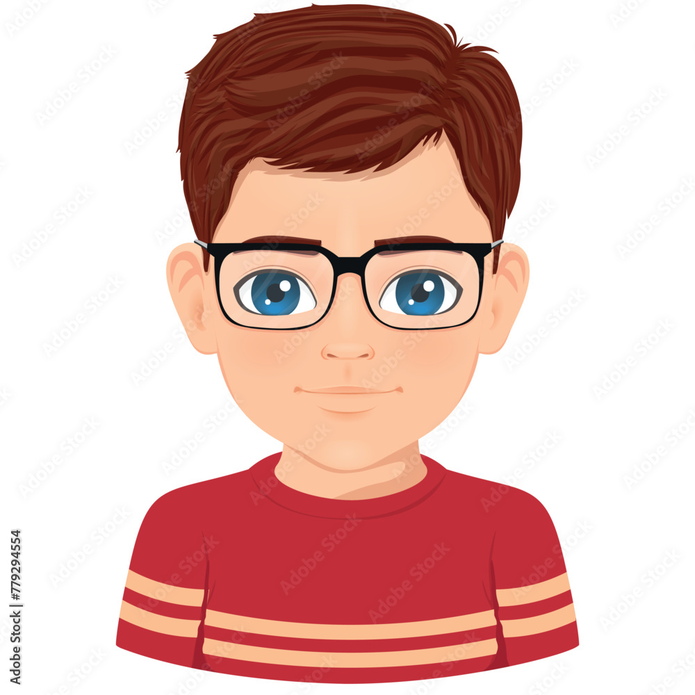 face of boy with red hair and glasses face of boy with red hair and glasses