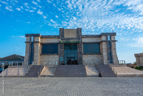 Historical buildings at Qala Ethnographic Complex in Azerbaijan photo