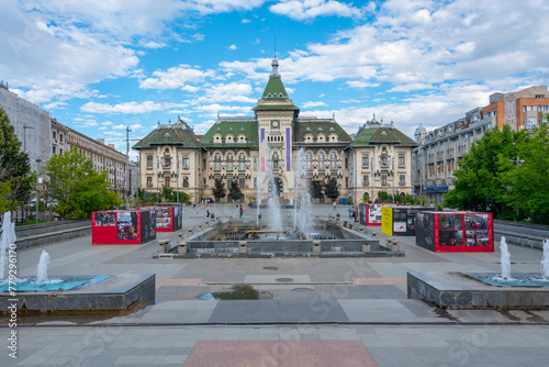 Quadro su tela Administrative Palace of Craiova in Romania