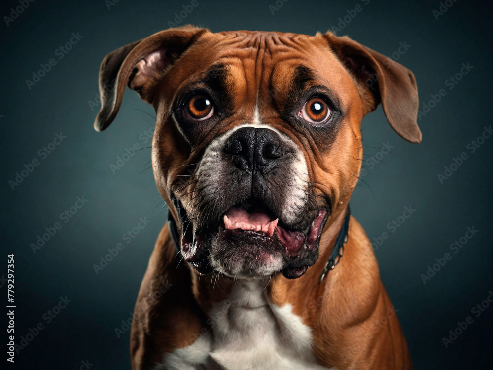 Lealdade e Alegria: Um Cachorro Ansioso pelo Comando do Dono