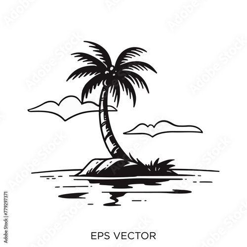 palm clipart, palm, beach, tree