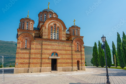 Hercegovacka Gracanica Temple in Bosnian town Trebinje photo