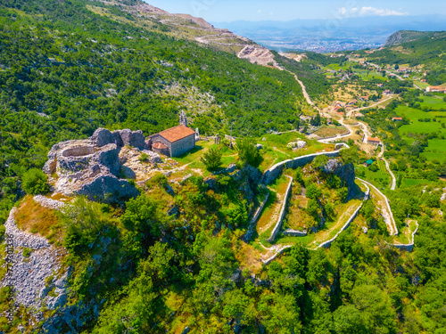 Ancient Illyrian City of Meteon (Medun) in Montenegro photo