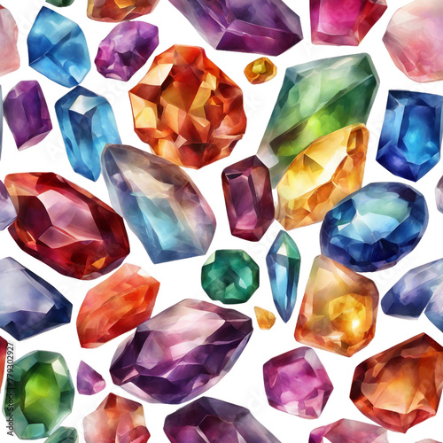 set of gemstones © WindArtMedia