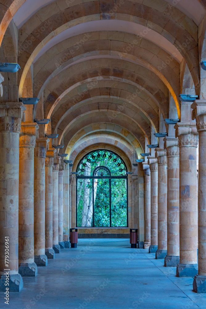 Gallery of Water spa promenade in Armenian town Jermuk Gallery of Water spa promenade in Armenian town Jermuk