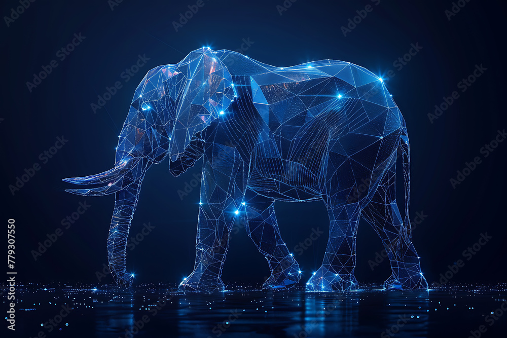 Embark on a whimsical journey with a neon-styled image featuring a majestic elephant, radiating vibrant hues and captivating charm Embark on a whimsical journey with a neon-styled image featuring a majestic elephant, radiating vibrant hues and captivating charm