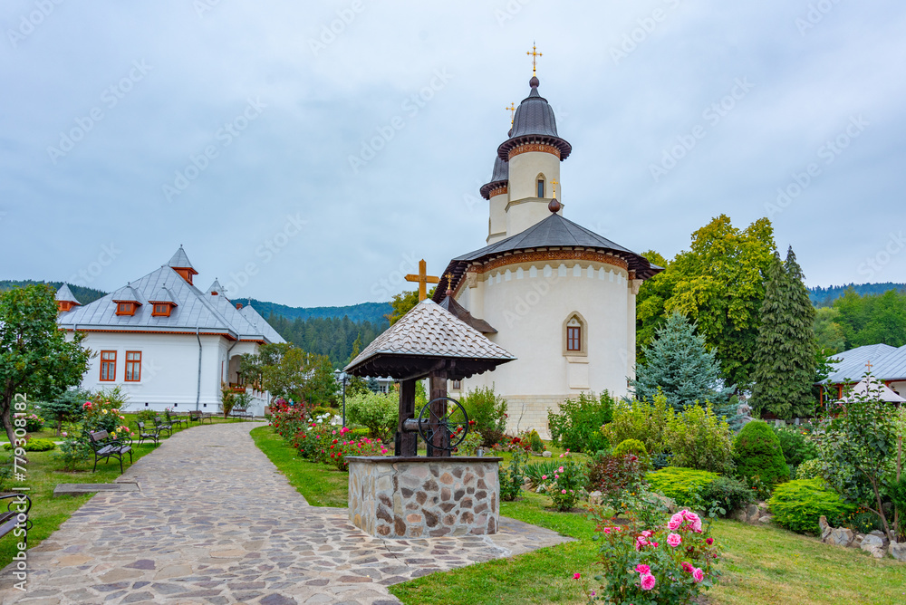 Varatec monastery during a cloudy day in Romania Varatec monastery during a cloudy day in Romania