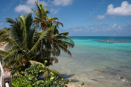 Seascape of Caribbean sea